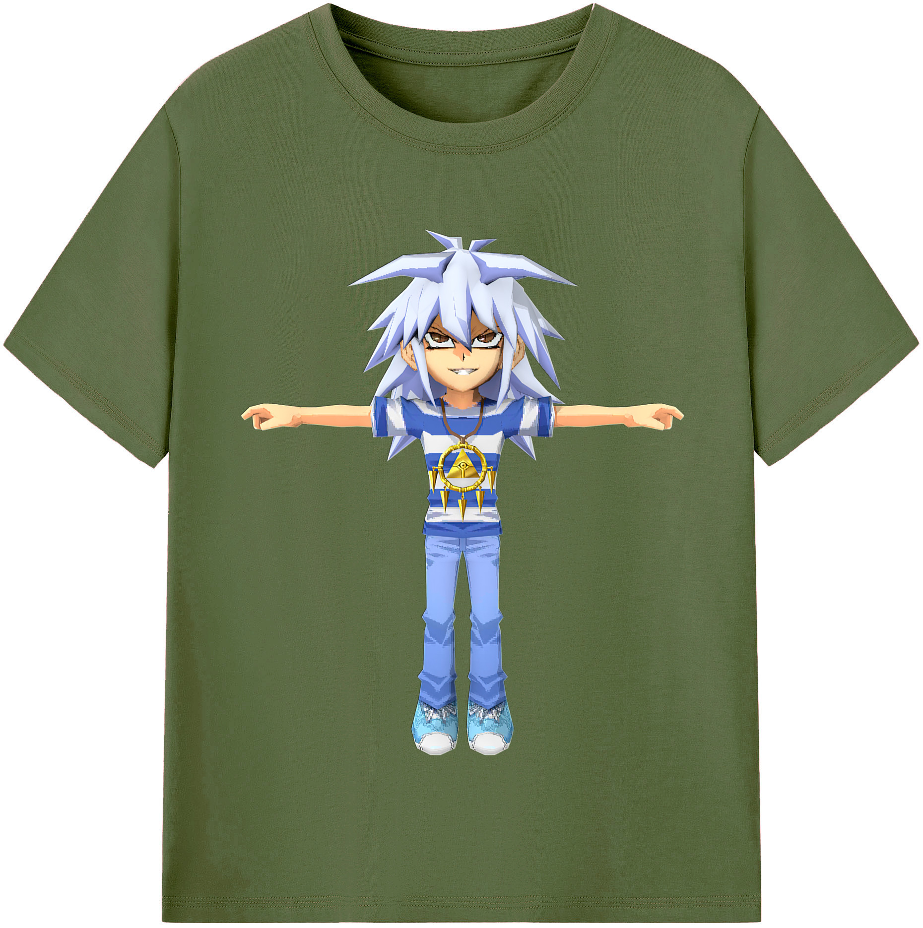 （画像用） 遊☆戯☆王 Yu-Gi-Oh! 綿100％半袖Tシャツ（フロントプリント）